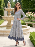 Pure Soft Georgette Floral Maxi Dress