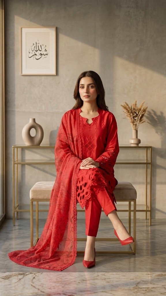 Royal Ruby Cutwork